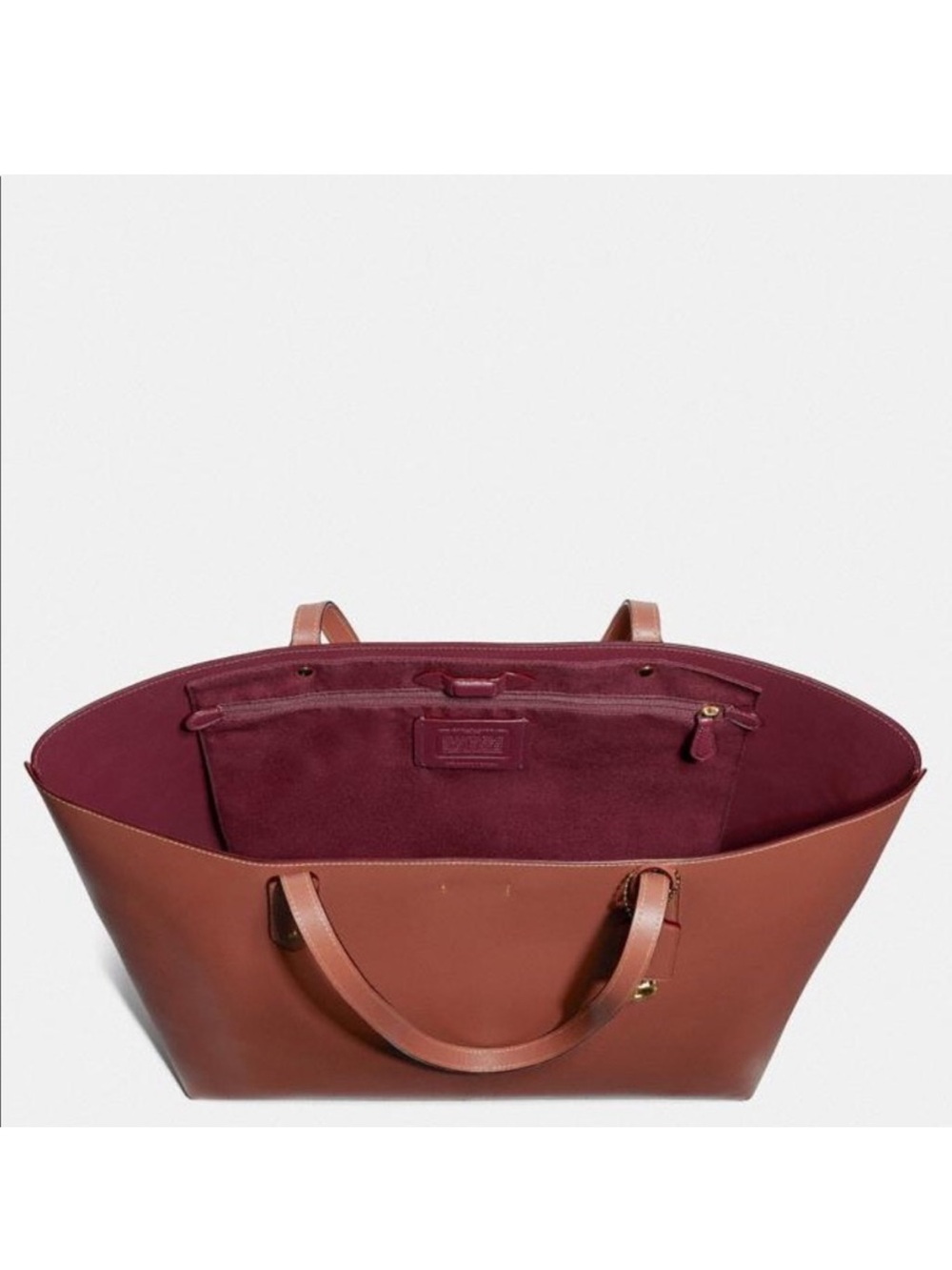 Coach Central Tote 39 Saddle/Gold - Picture 3 of 14
